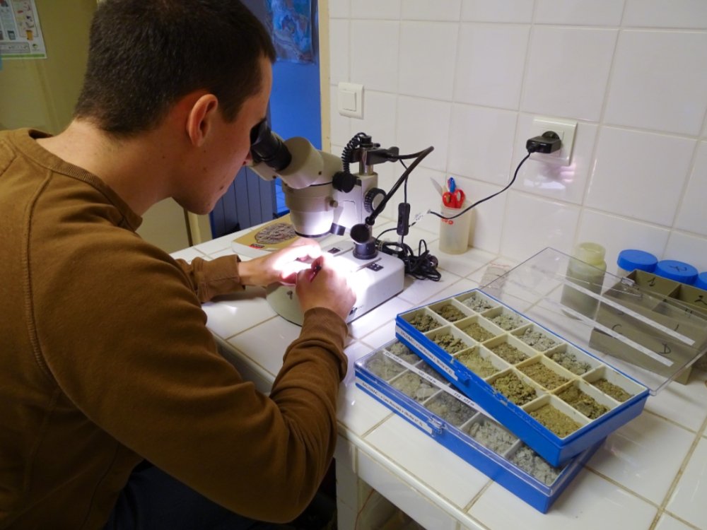 Analyse d'échantillons de cuttings au laboratoire